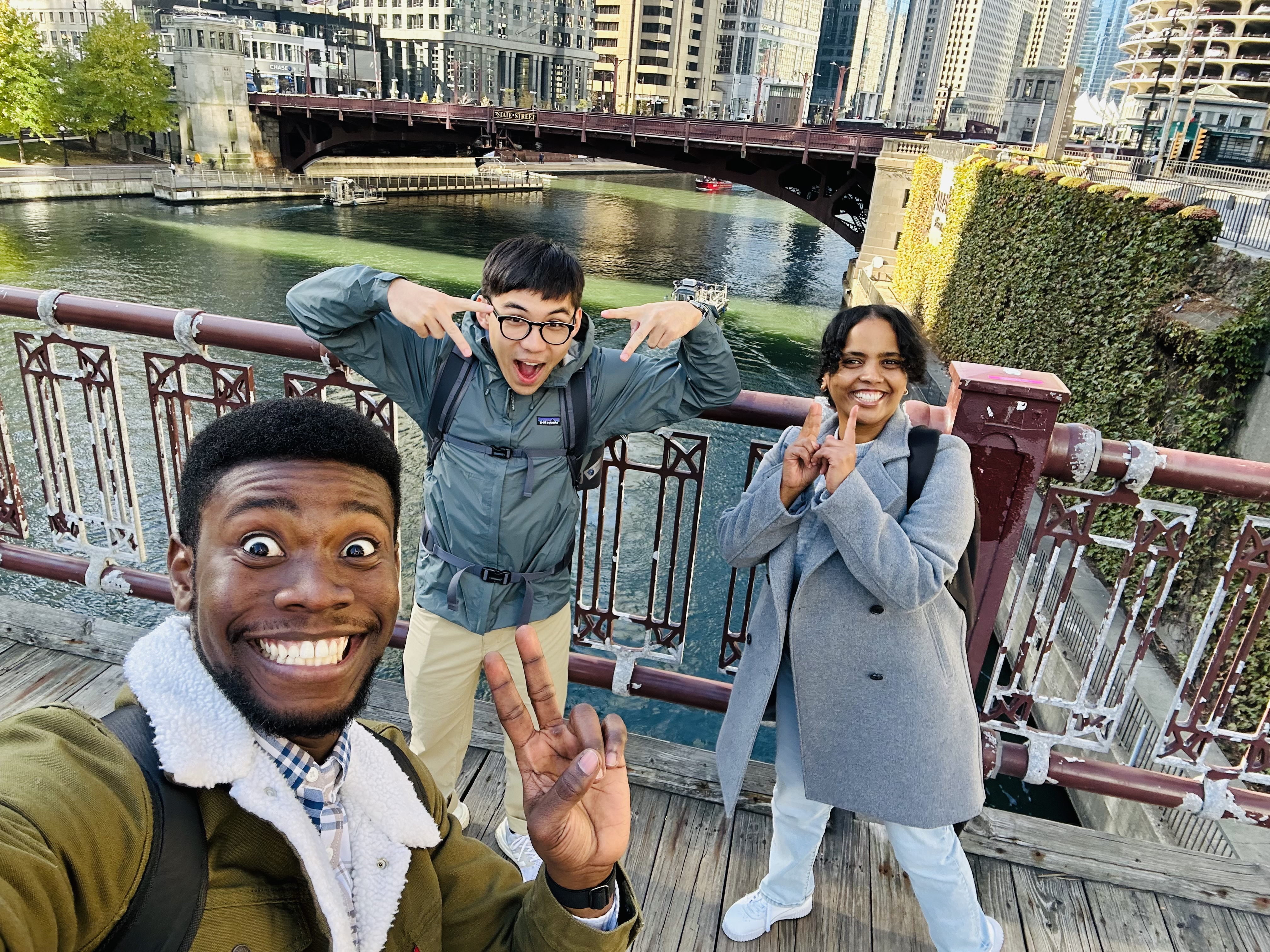 Chicago River Visit during DoE CyberForce Hackathon