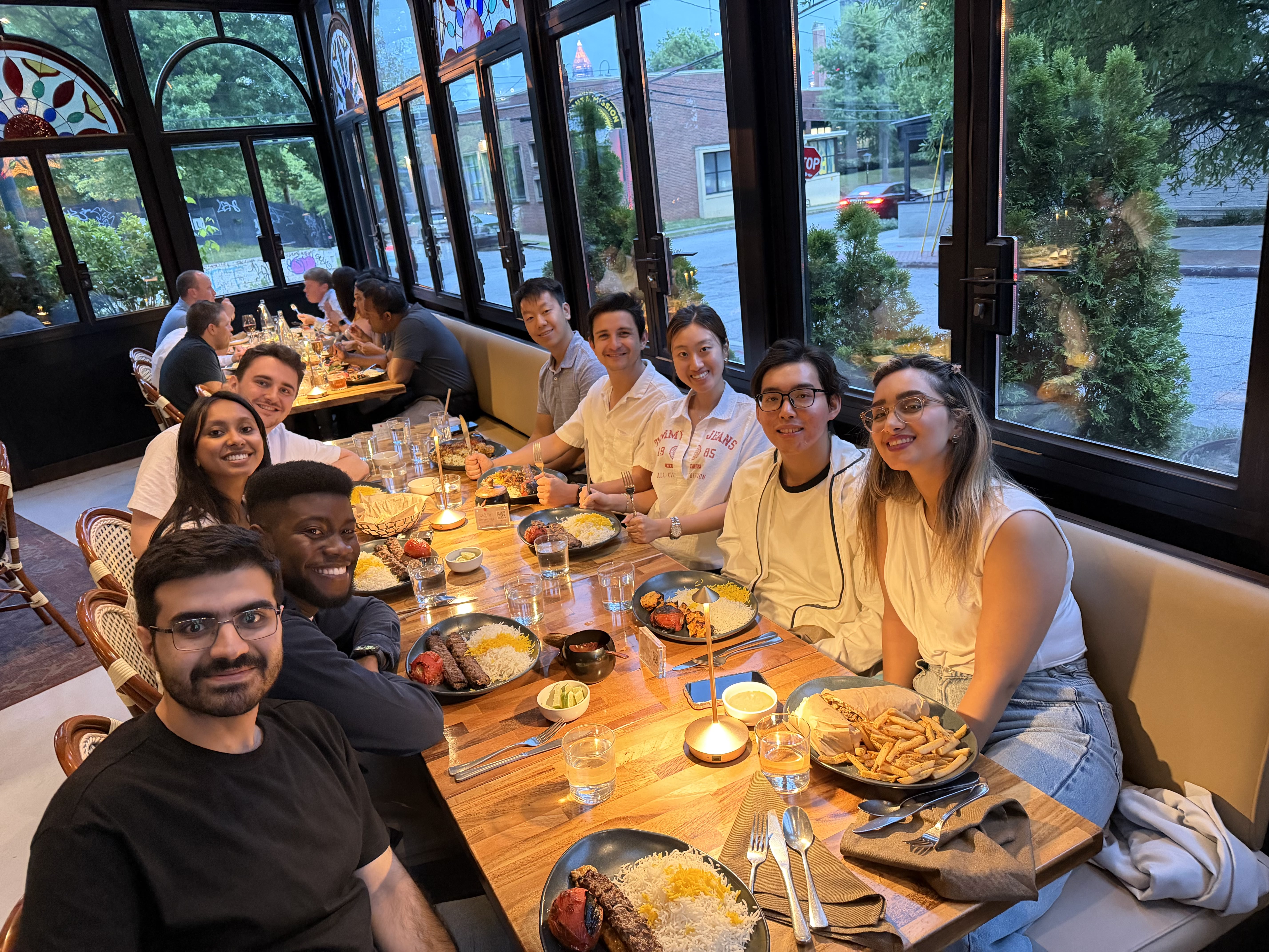 Persian Dinner with AI4OPT Labmates at Yalda Restaurant