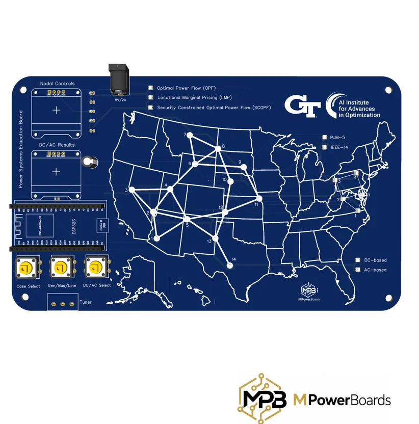MPowerBoards USA1 Power Systems Education Board
